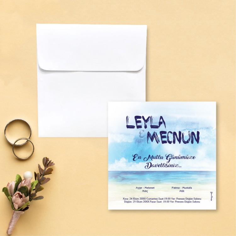 Beren Kare Davetiye 0748 - Detay Görseli 1